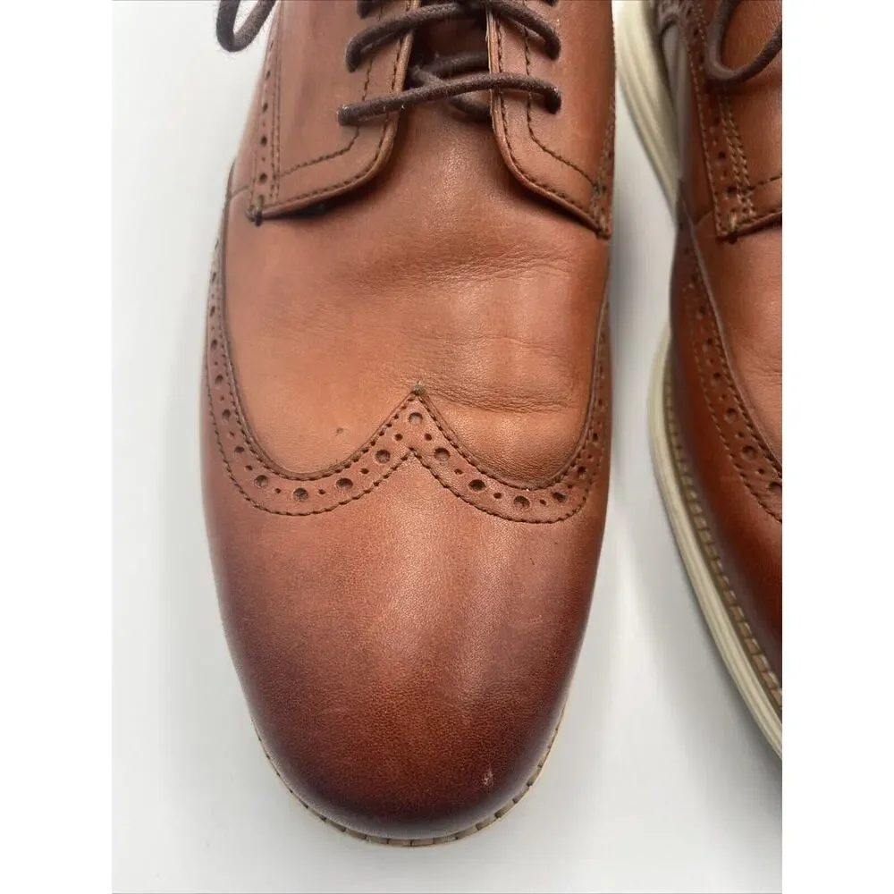Cole Haan Men’s OriginalGrand Wingtip Oxford Shoes Brown‎ Leather C26471 Sz 13 M